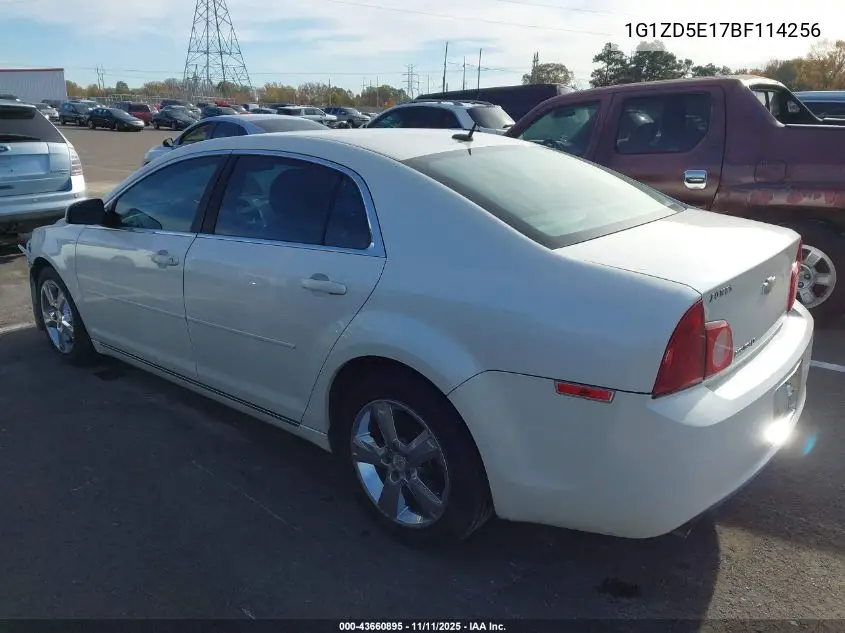 1G1ZD5E17BF114256 2011 Chevrolet Malibu 2Lt