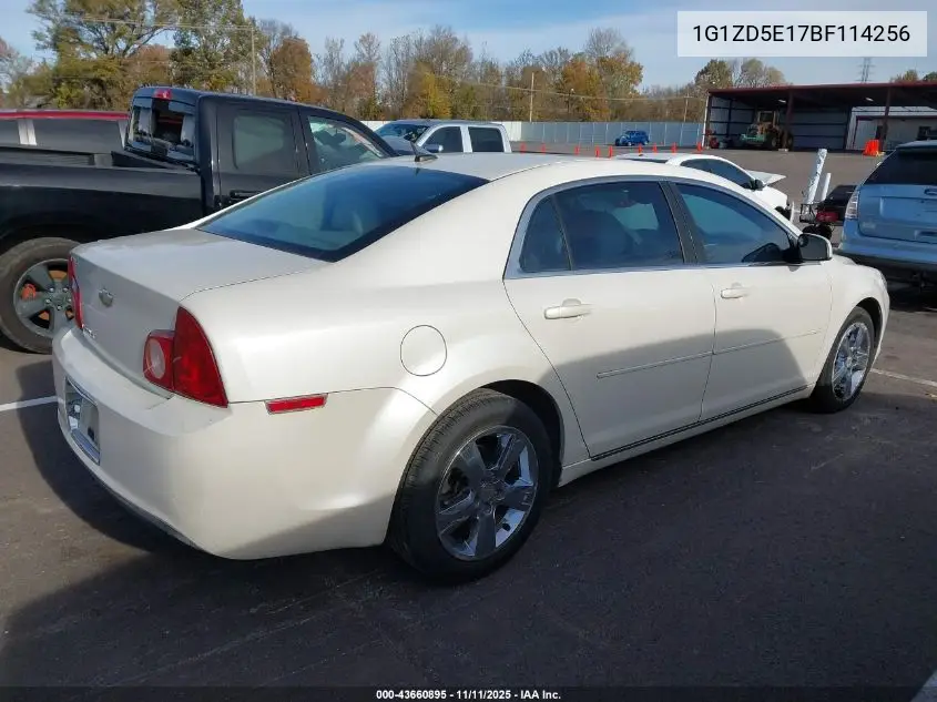 1G1ZD5E17BF114256 2011 Chevrolet Malibu 2Lt