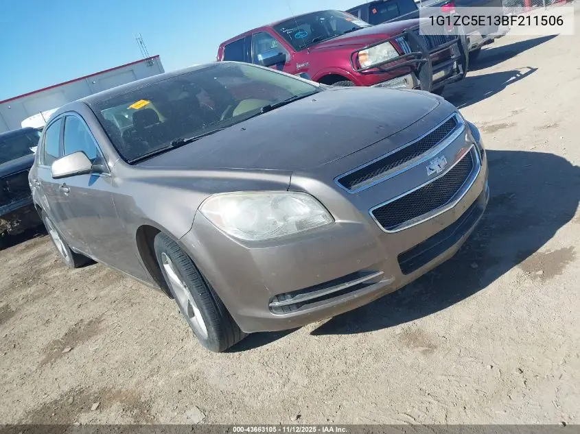 1G1ZC5E13BF211506 2011 Chevrolet Malibu 1Lt