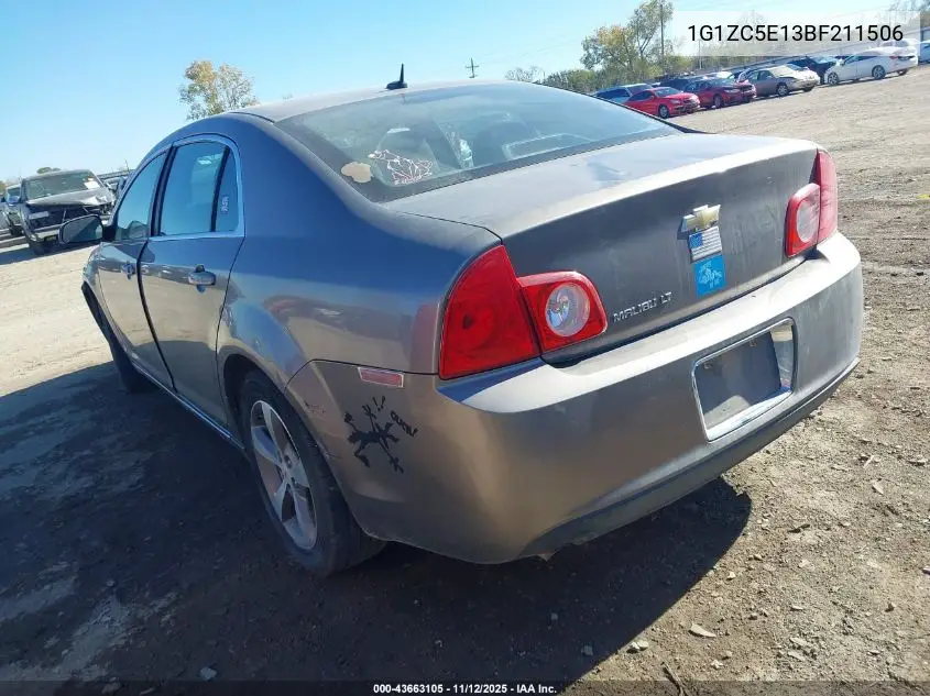 1G1ZC5E13BF211506 2011 Chevrolet Malibu 1Lt