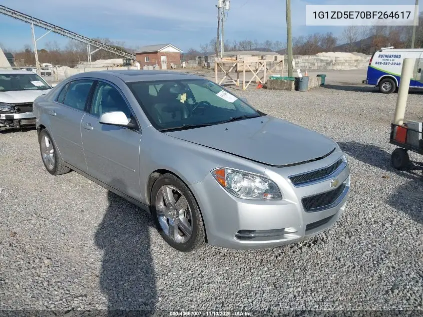 1G1ZD5E70BF264617 2011 Chevrolet Malibu 2Lt