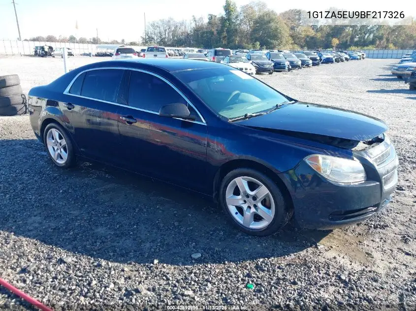 1G1ZA5EU9BF217326 2011 Chevrolet Malibu Ls