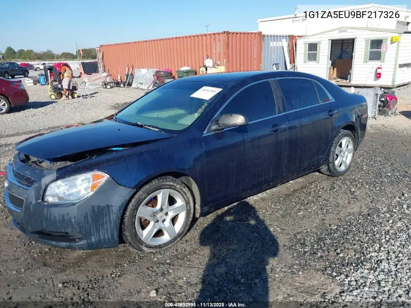 1G1ZA5EU9BF217326 2011 Chevrolet Malibu Ls