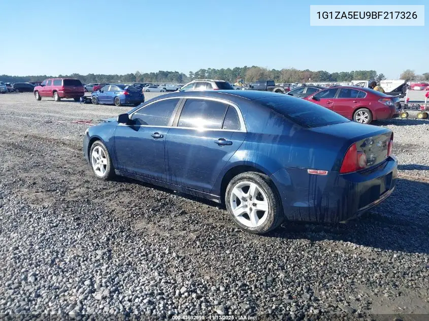 1G1ZA5EU9BF217326 2011 Chevrolet Malibu Ls