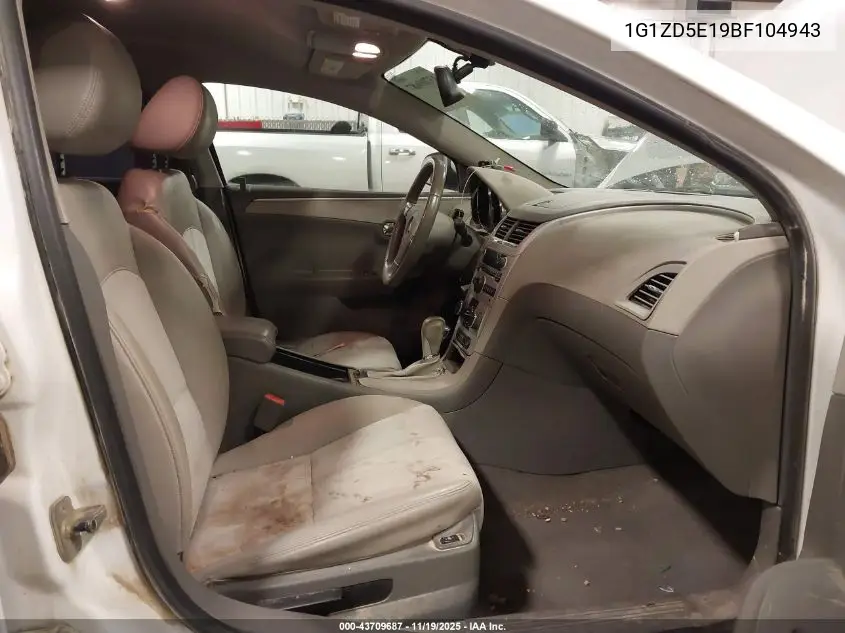 1G1ZD5E19BF104943 2011 Chevrolet Malibu 2Lt