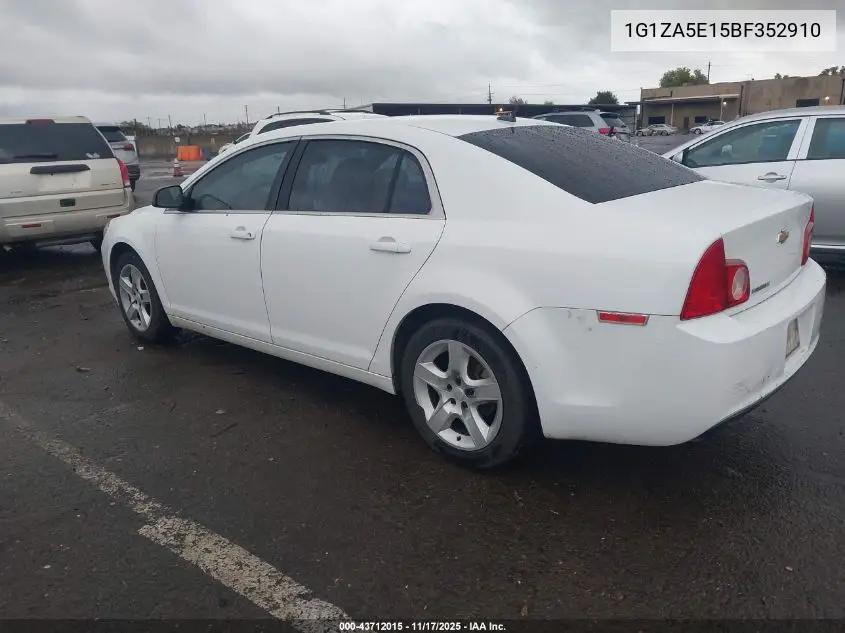 1G1ZA5E15BF352910 2011 Chevrolet Malibu Ls
