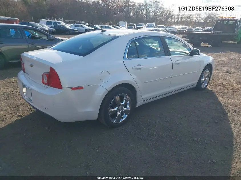 1G1ZD5E19BF276308 2011 Chevrolet Malibu 2Lt
