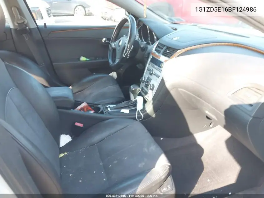 1G1ZD5E16BF124986 2011 Chevrolet Malibu 2Lt