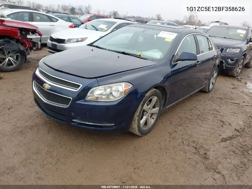 1G1ZC5E12BF358626 2011 Chevrolet Malibu 1Lt