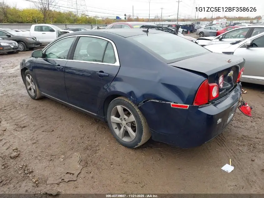 1G1ZC5E12BF358626 2011 Chevrolet Malibu 1Lt