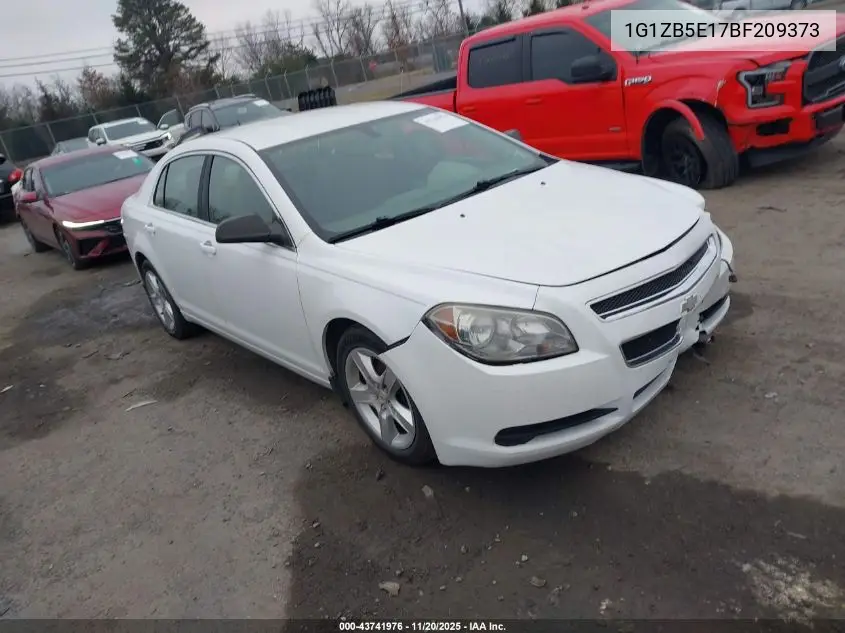 1G1ZB5E17BF209373 2011 Chevrolet Malibu Ls