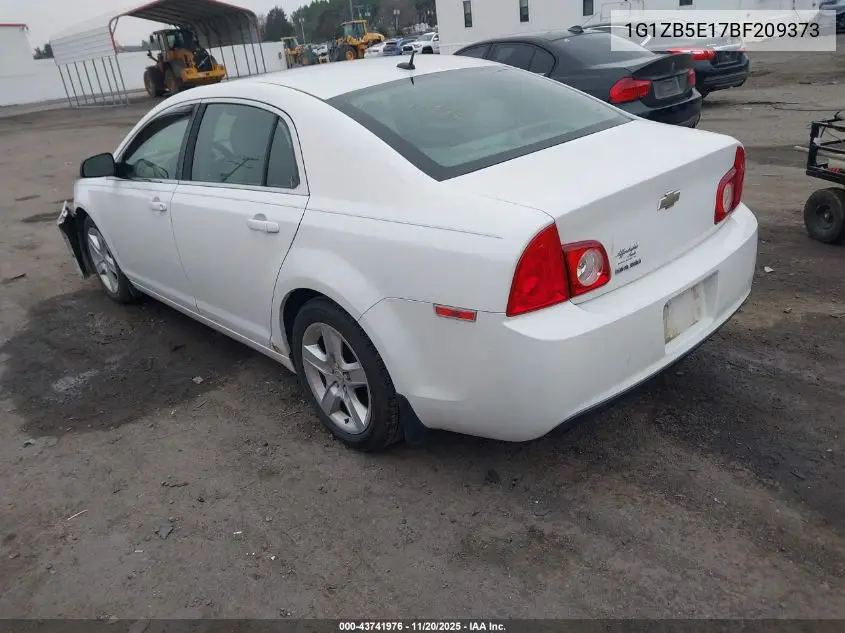 1G1ZB5E17BF209373 2011 Chevrolet Malibu Ls