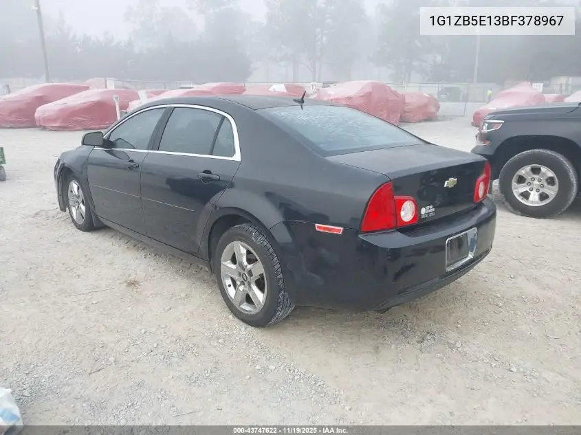 1G1ZB5E13BF378967 2011 Chevrolet Malibu Ls