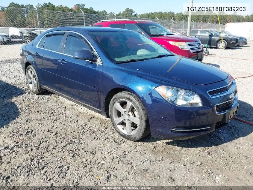 1G1ZC5E18BF389203 2011 Chevrolet Malibu 1Lt