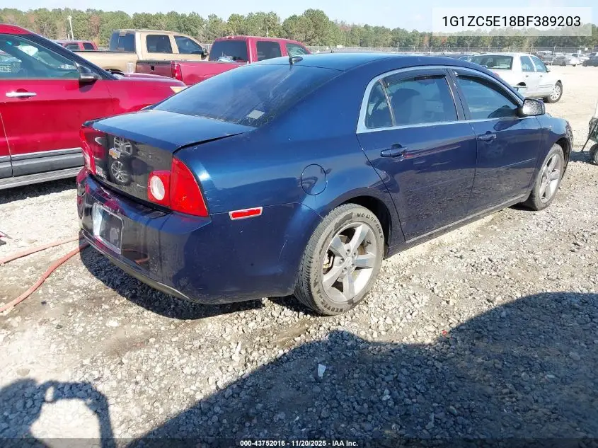 1G1ZC5E18BF389203 2011 Chevrolet Malibu 1Lt