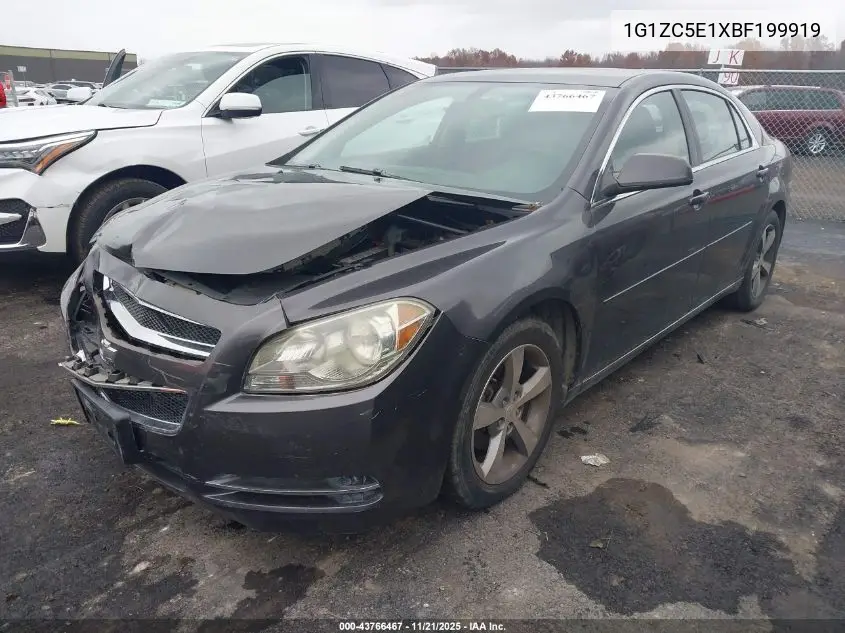 1G1ZC5E1XBF199919 2011 Chevrolet Malibu 1Lt