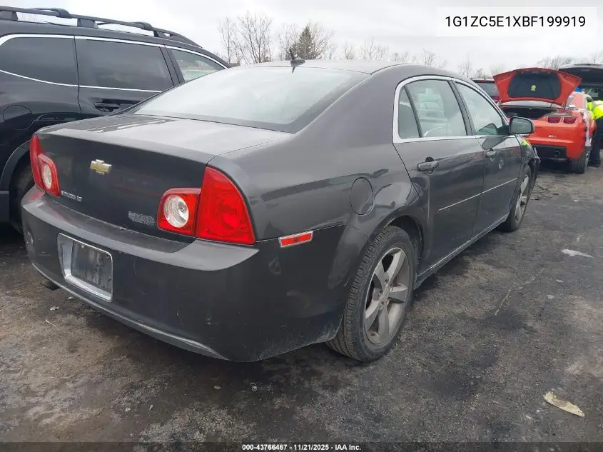 1G1ZC5E1XBF199919 2011 Chevrolet Malibu 1Lt