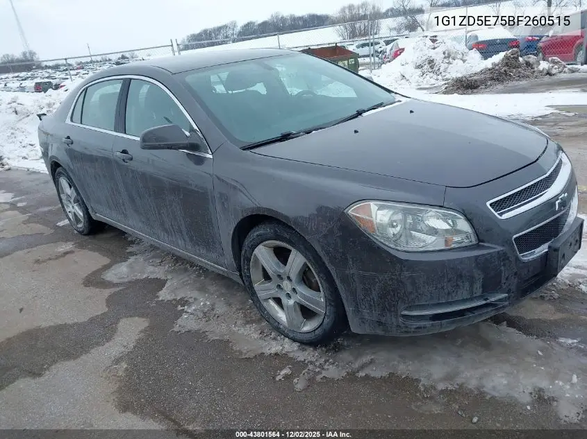 1G1ZD5E75BF260515 2011 Chevrolet Malibu 2Lt