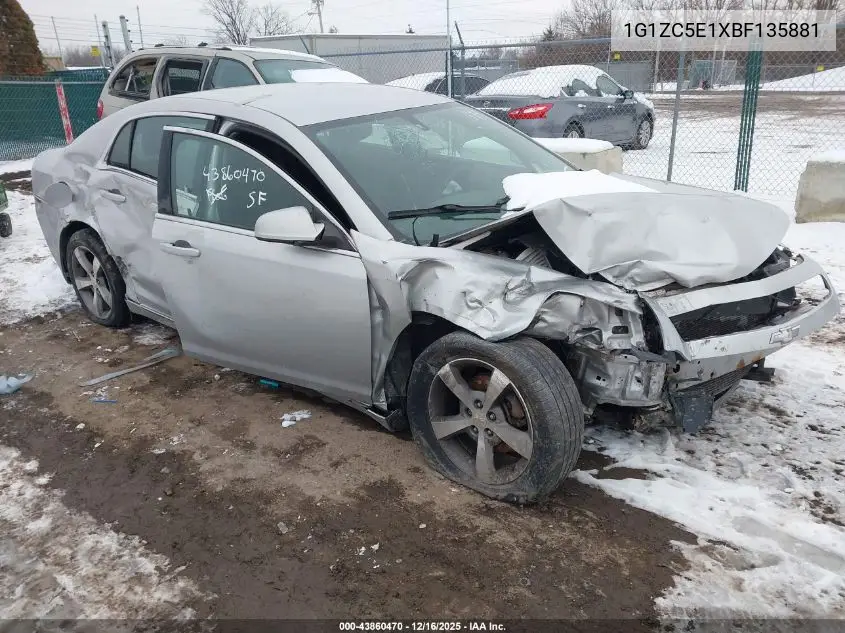 1G1ZC5E1XBF135881 2011 Chevrolet Malibu 1Lt