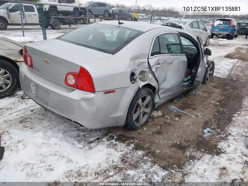 1G1ZC5E1XBF135881 2011 Chevrolet Malibu 1Lt