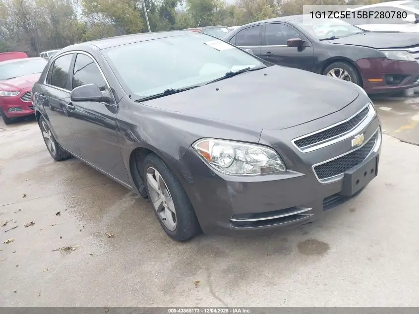 1G1ZC5E15BF280780 2011 Chevrolet Malibu 1Lt