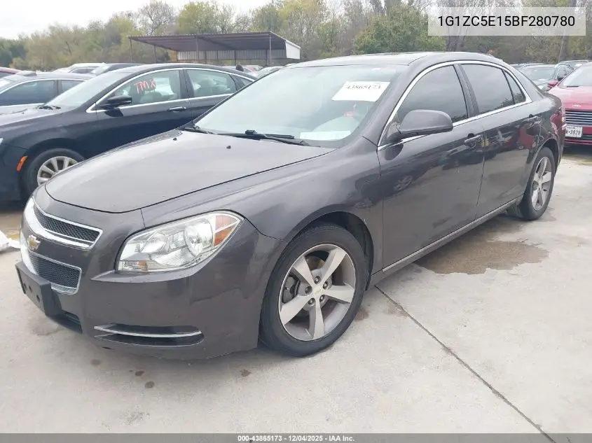 1G1ZC5E15BF280780 2011 Chevrolet Malibu 1Lt