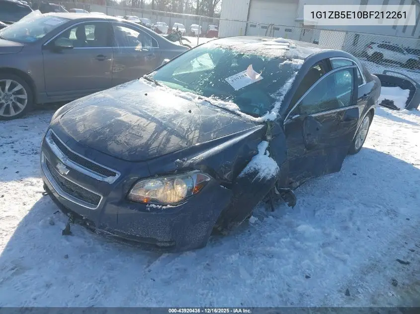 1G1ZB5E10BF212261 2011 Chevrolet Malibu Ls