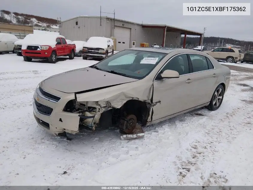 1G1ZC5E1XBF175362 2011 Chevrolet Malibu 1Lt