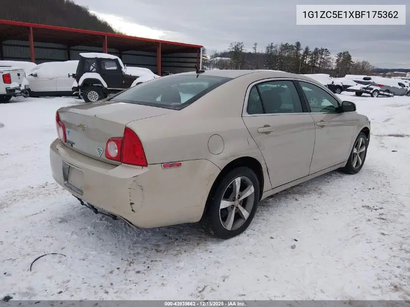 1G1ZC5E1XBF175362 2011 Chevrolet Malibu 1Lt