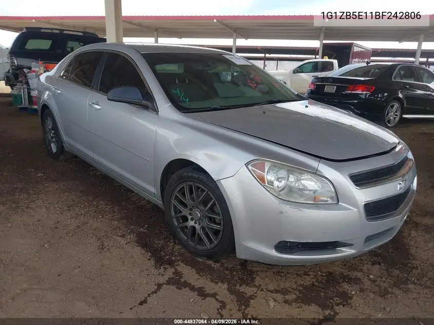 1G1ZB5E11BF242806 2011 Chevrolet Malibu Ls