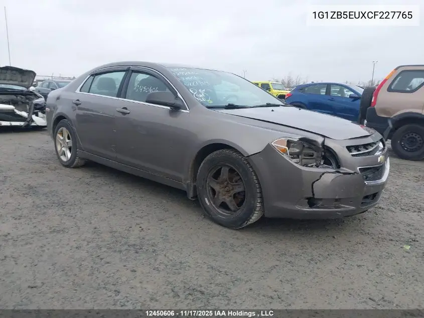 1G1ZB5EUXCF227765 2012 Chevrolet Malibu Ls