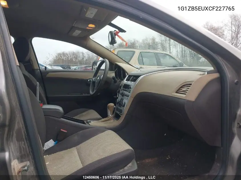 1G1ZB5EUXCF227765 2012 Chevrolet Malibu Ls