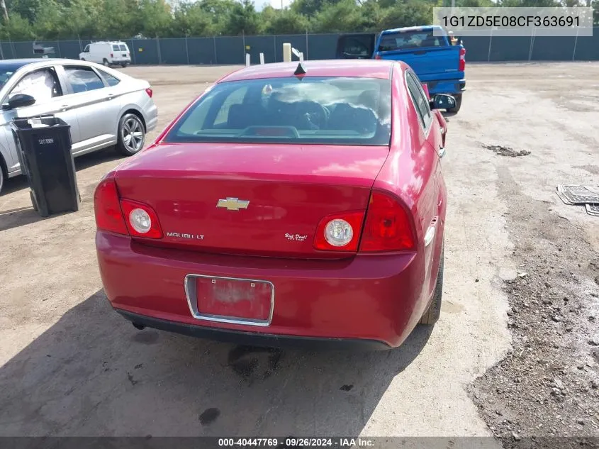 1G1ZD5E08CF363691 2012 Chevrolet Malibu 2Lt