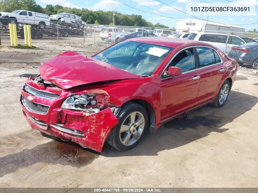 2012 Chevrolet Malibu 2Lt VIN: 1G1ZD5E08CF363691 Lot: 40447769