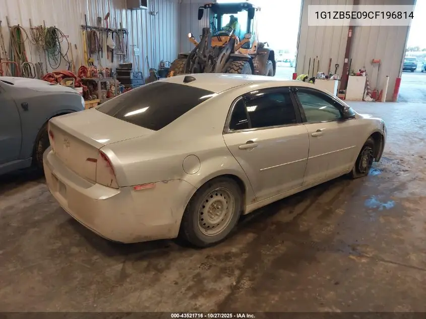 1G1ZB5E09CF196814 2012 Chevrolet Malibu Ls
