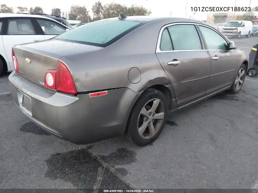 1G1ZC5E0XCF188623 2012 Chevrolet Malibu 1Lt