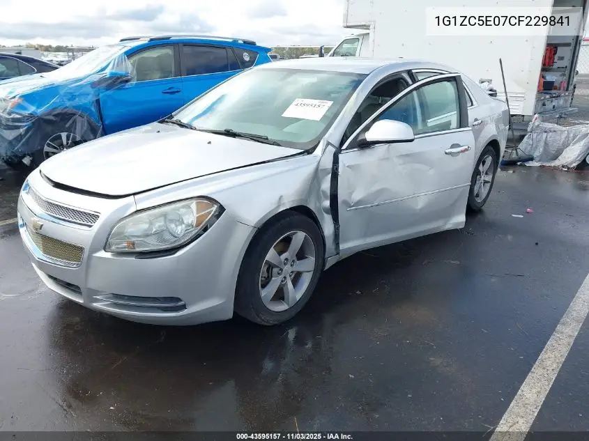 1G1ZC5E07CF229841 2012 Chevrolet Malibu 1Lt