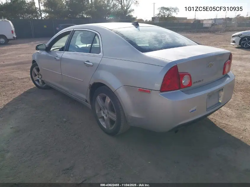 1G1ZC5E05CF310935 2012 Chevrolet Malibu 1Lt