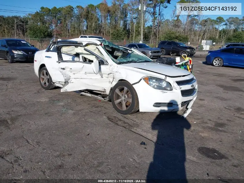 1G1ZC5E04CF143192 2012 Chevrolet Malibu 1Lt