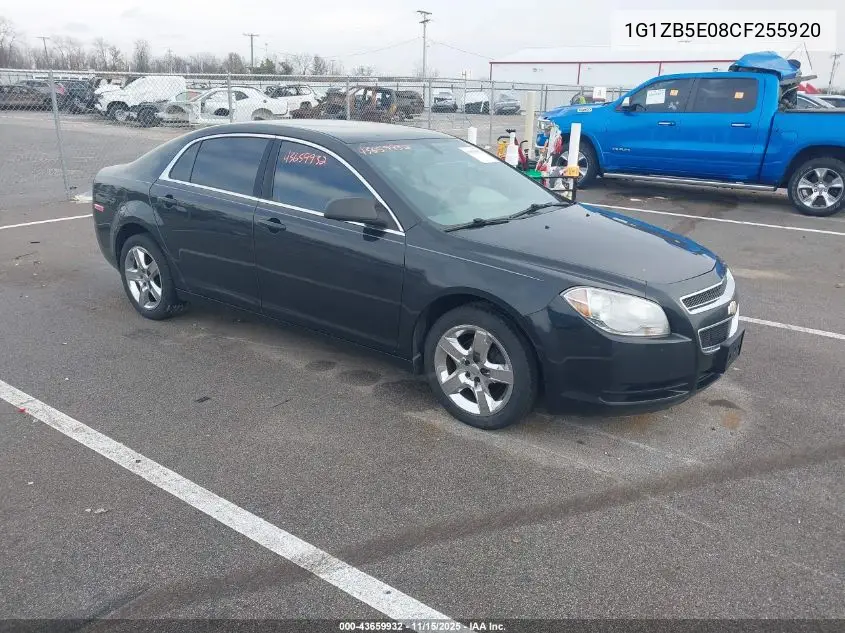 1G1ZB5E08CF255920 2012 Chevrolet Malibu Ls