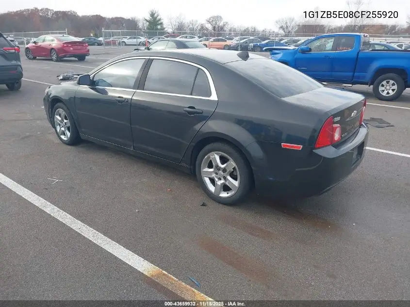 1G1ZB5E08CF255920 2012 Chevrolet Malibu Ls