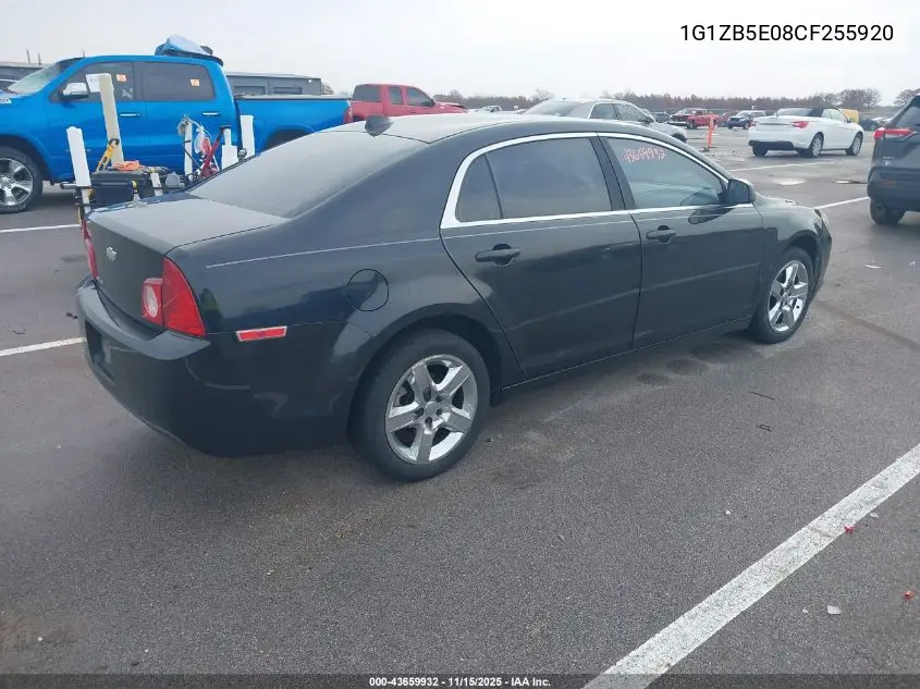 1G1ZB5E08CF255920 2012 Chevrolet Malibu Ls