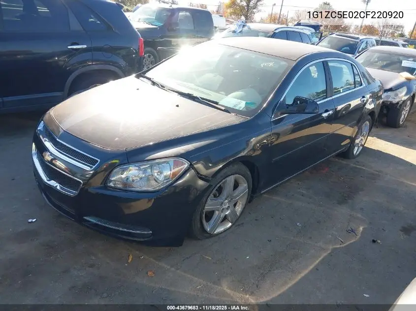 1G1ZC5E02CF220920 2012 Chevrolet Malibu 1Lt