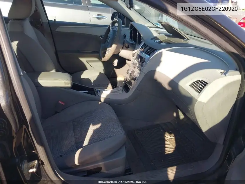 1G1ZC5E02CF220920 2012 Chevrolet Malibu 1Lt