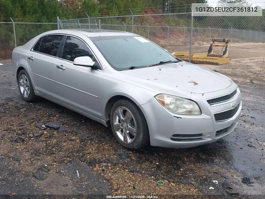 1G1ZD5EU2CF361812 2012 Chevrolet Malibu 2Lt