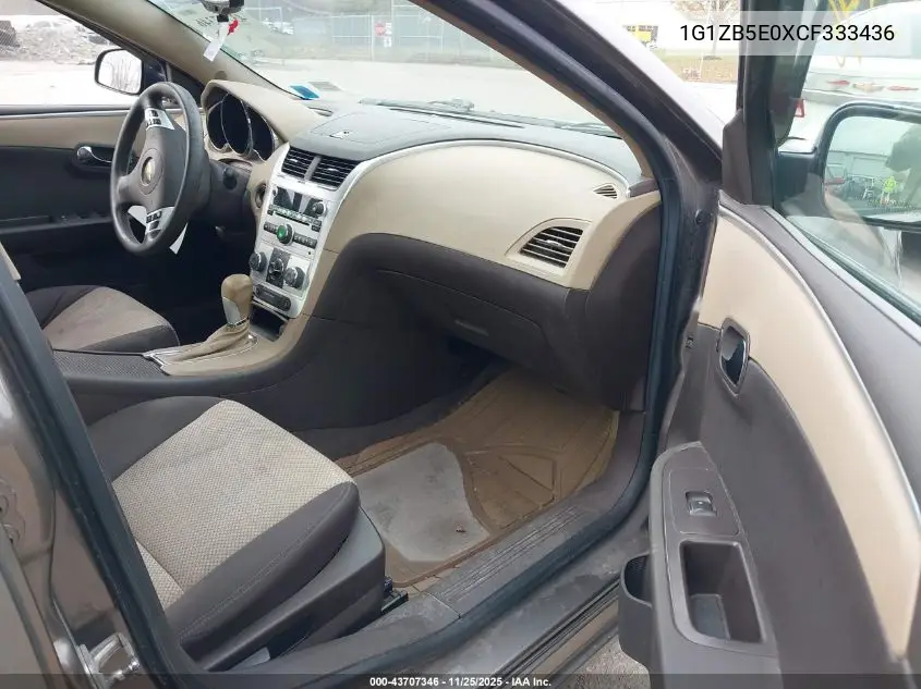 1G1ZB5E0XCF333436 2012 Chevrolet Malibu Ls