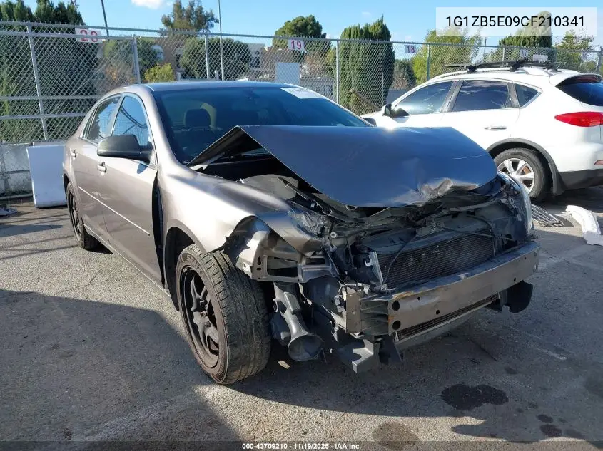 1G1ZB5E09CF210341 2012 Chevrolet Malibu Ls