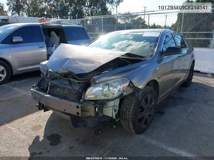 1G1ZB5E09CF210341 2012 Chevrolet Malibu Ls