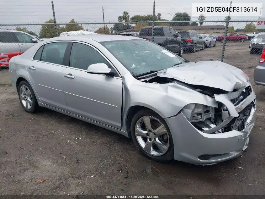 1G1ZD5E04CF313614 2012 Chevrolet Malibu 2Lt