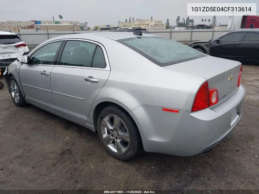 1G1ZD5E04CF313614 2012 Chevrolet Malibu 2Lt